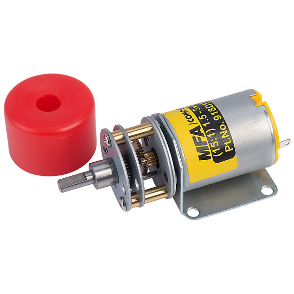 MFA 918D151/1 Gearbox and Motor 15:1 4mm Shaft 1.5-3.0V