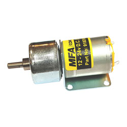 MFA 918D500112/1 Gearbox and Motor 500:1 4mm Shaft 12 to 24V