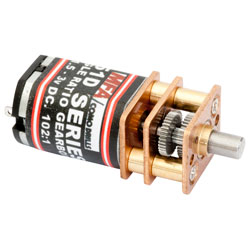 MFA 951D101 Gearbox and Motor 10:1 3mm Shaft 1.5 to 3.0V