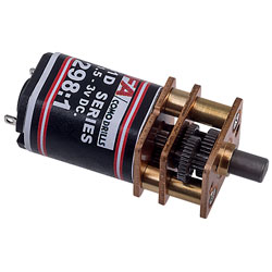 MFA 951D2981 Gearbox and Motor 298:1 3mm Shaft 1.5 to 3.0V