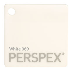 Perspex Cast Acrylic Sheet 600 x 400 x 3mm Solid White