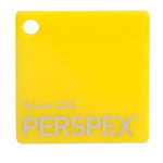 Perspex Cast Acrylic Sheet 1000 x 500 x 5mm Solid Yellow