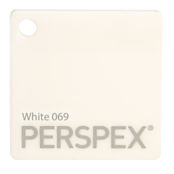 Perspex Cast Acrylic Sheet 1000 x 500 x 5mm Solid White