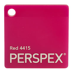 Perspex Cast Acrylic Sheet 1000 x 500 x 5mm Solid Pink