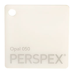 Perspex Cast Acrylic Sheet 1000 x 500 x 5mm Solid Opal