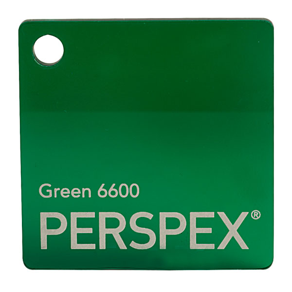 Perspex Cast Acrylic Sheet 600 X 400 X 3mm Transparent Green