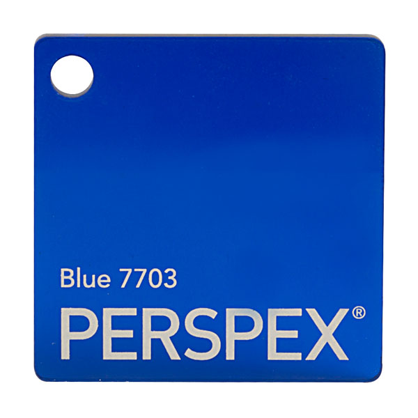 Perspex Cast Acrylic Sheet 600 X 400 X 5mm Transparent Blue