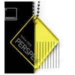 Perspex Cast Acrylic Sheet 1000 x 500 x 3mm Transparent Yellow