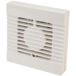 Click 100mm (4in.) Extractor Fan with Timer White