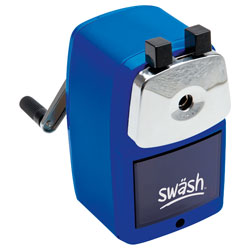 Swash Blue Metal Desktop Sharpener