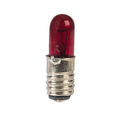 RVFM T1.5 Red E5 LES 12V 80mA KL 16 x 5mm T1.5 E5 LES Lamp