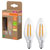 OSRAM 4099854255472 LED CLASSIC B Energy Eff A 2.2W 827 Clear E14 Bulb