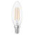 OSRAM 4099854255472 LED CLASSIC B Energy Eff A 2.2W 827 Clear E14 Bulb