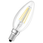 OSRAM 4099854065989 LED CLASSIC B Energy Eff C DIM 2.9W 827 Clear E14 Bulb
