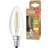 OSRAM 4099854065989 LED CLASSIC B Energy Eff C DIM 2.9W 827 Clear E14 Bulb