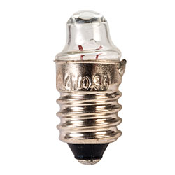 KL RVFM 2.4V Lens Ended Bulb MES (E10) 300mA (Nominal)