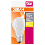 OSRAM 4058075305014 LED Retrofit CLASSIC A 17W 827 Frosted E27 Bulb