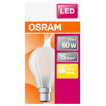 OSRAM 4058075114913 LED Retrofit CLASSIC A 6.5W 827 Frosted B22d Bulb