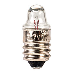 KL 3.7V Lens Ended Bulb MES (E10) 300mA