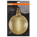 OSRAM 4058075269729 Vintage 1906 LED CLASSIC Globe Dim 4W 820 Gold E27 Bulb