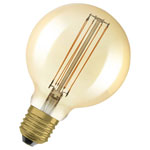 OSRAM 4058075761759 Vintage 1906 LED CLASSIC Globe Dim 5.8W 822 Gold E27 Bulb