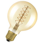 OSRAM 4058075761636 Vintage 1906 LED CLASSIC Globe Dim 7W 822 Gold E27 Bulb
