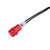 R-TECH 420004 12mm 240V Red Neon Indicator with Flying Leads