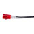 R-TECH 420004 12mm 240V Red Neon Indicator with Flying Leads