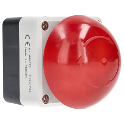 EMAS P1C400E72 72mm Red E-stop Button