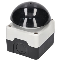 EMAS P1C300M72H 72mm Black Stop Button