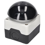 EMAS P1C300M72H 72mm Black Stop Button