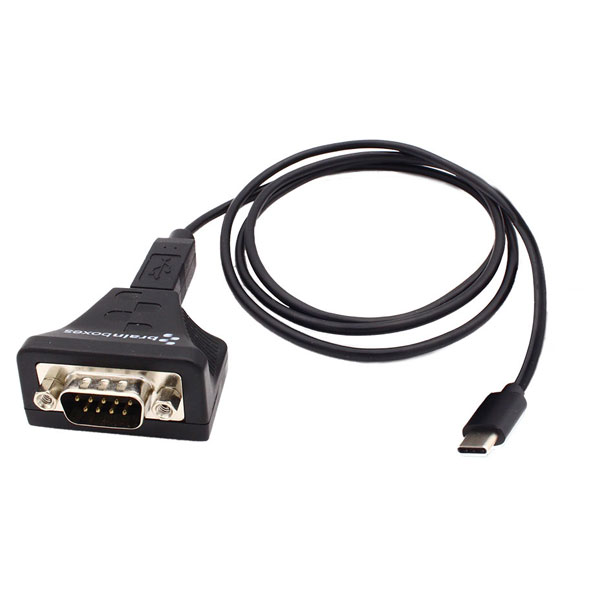 BRAINBOXES US735 1 Port Industrial RS232 USBC to Serial Adapter Rapid Online