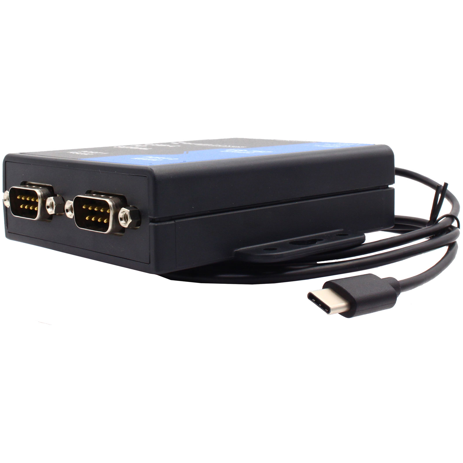 BRAINBOXES US757 2 Port Industrial RS232 USBC to Serial Adapter
