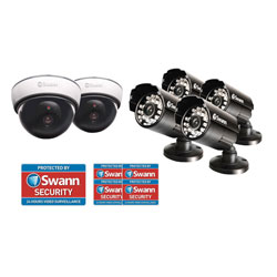 Swann Theft Prevention Kit Theft (6 x Imitation Cameras & 5 x Security Stickers