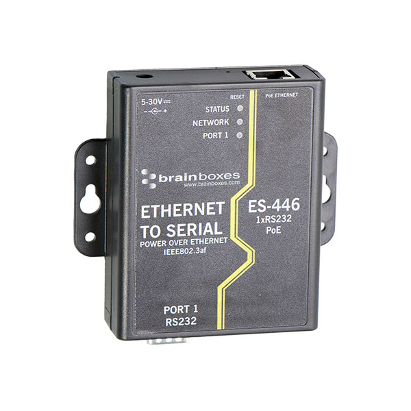  ES-446 1 Port RS232 PoE Ethernet to Serial Adapter
