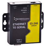 Brainboxes ES-246 1 Port RS232 Ethernet to Serial Adapter