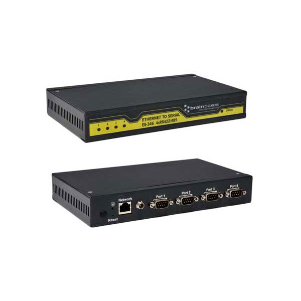  ES-346 4 Port RS422/485 Ethernet to Serial Adapter