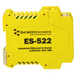 Brainboxes ES-522 Industrial Ethernet to Serial 2xRS232/422/485