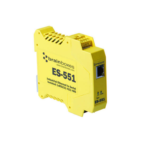  ES-551 Isolated Industrial Ethernet to Serial 1xRS232/422/485