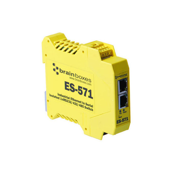  ES-571 Isolated Industrial Ethernet to Serial1xRS232/422/485+Ethernet