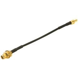 RF Solutions Cable Assy CBA-SMA-SMB1 SMA Female to SMB Female 100mm