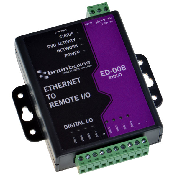  ED-008 Ethernet to 8 Digital IO Lines