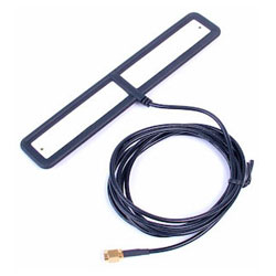 Siretta ALPHA40/5M/SMAM/S/S/29 4G/3G T-bar Antenna 2/1dBi Gain 155x30mm 5m Cable