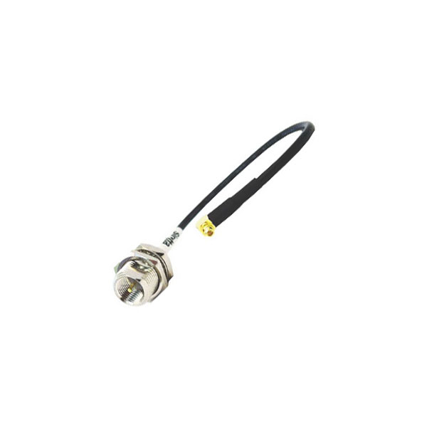  ASMK015Y174S11 MMCX Right Angle To FME Male Bulkhead 150mm RG174 Cable