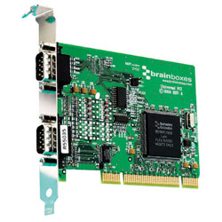 Brainboxes UC-357 1 Port RS232 plus 1 Port RS422/485 PCI Serial Card