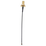 Siretta ASMGAL010XC137S11 IP67 IPEX MHF4L LK To IP67 SMA Rear 100mm 1.37 Cable