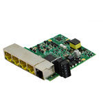 Brainboxes SW-135 Embedded 5 Port PoE+ Gigabit Ethernet Switch