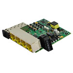 Brainboxes SW-195 Embedded 4 Port PoE+ Gigabit Ethernet Switch + SFP