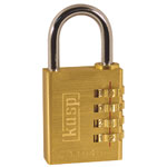 Kasp K11040D Brass Combination Padlock - 40mm