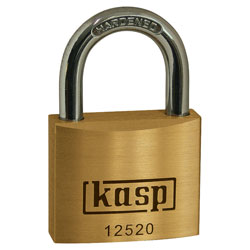 Kasp K12520D Premium Brass Padlock - 20mm